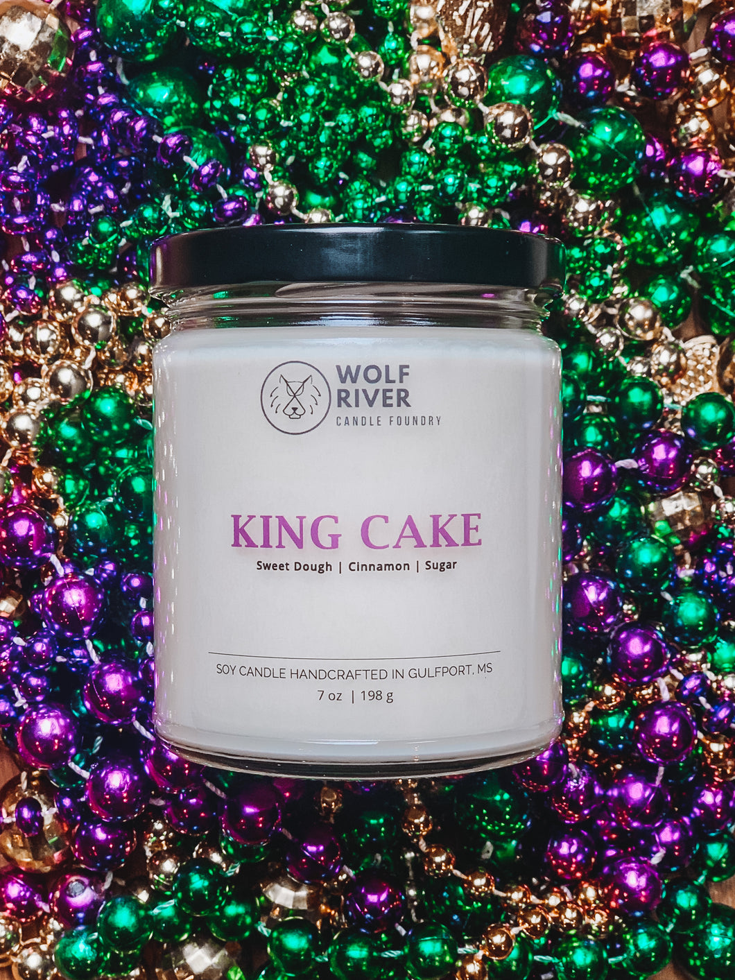 King Cake candle