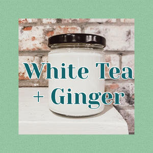 White Tea + Ginger candle